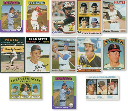 1970s Topps Baseball Complete Set Run  (12)
