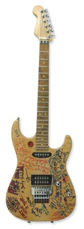 Pearl Jam Signed Guitar