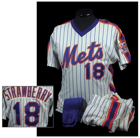 New York Mets - 1986 Darryl Strawberry Jersey and Pants