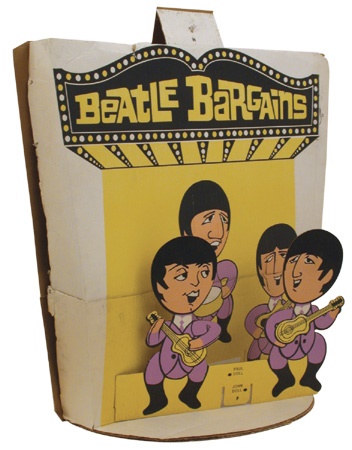 The Beatles - The Beatles Inflatable Doll Supermarket Display (33x29”)