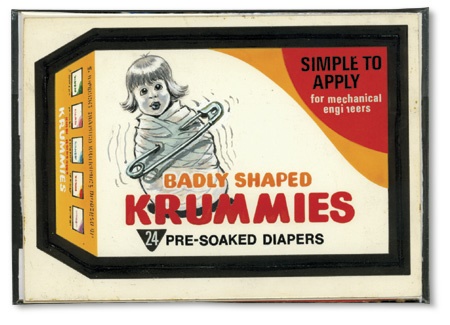 - Wacky Packages Original Art “Krummies”