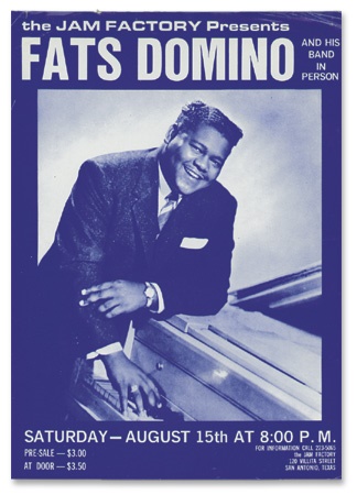 Posters and Handbills - 1964 Fats Domino Jam Factory Concert Posters (2)