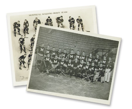 Hockey Memorabilia - 1934-35 Montreal Maroons Team Photographs (2)