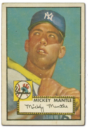 Baseball and Trading Cards - 1952 Topps Mickey Mantle #311 (EX)