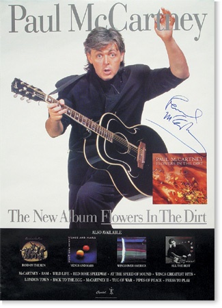Paul McCartney Dirt Poster