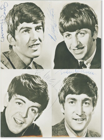 Beatles Autographs - The Beatles Signed Photograph (8x10)