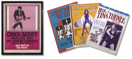 Posters and Handbills - Gary Grimshaw Signed Concert Posters (5)