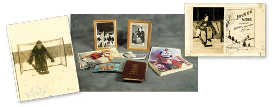 Hockey Memorabilia - Jacqes Plante Personal Photographs and Publications Collection with Early Signatures (17)