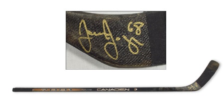 Hockey Sticks - 1990’s Jaromir Jagr Autographed Game Used Stick