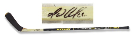 Hockey Sticks - 1990’s Mario Lemieux Autographed Game Used Stick