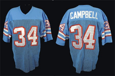 Football - Earl Campbell Game Worn Jersey