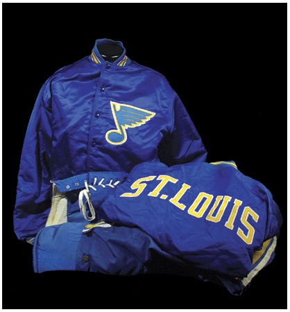Hockey Equipment - 1970 St. Louis Blues Jackets & Hockey Pants (4)