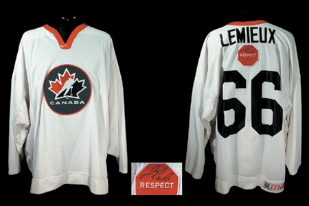 Team Canada - Mario Lemieux’s 2002 Olympic Training Camp Game Worn Jersey