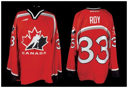 Team Canada - Patrick Roy 1998 Olympics Team Canada Game Worn Jersey