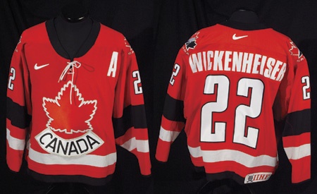 Team Canada - Hayley Wickenheiser 2002 Olympics Gold Medal Team Canada Womens Game Worn Jersey