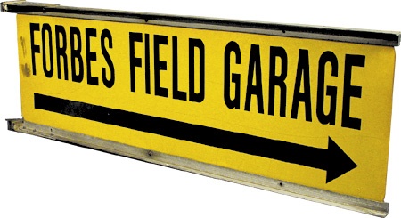 Clemente and Pittsburgh Pirates - Forbes Field Garage Sign