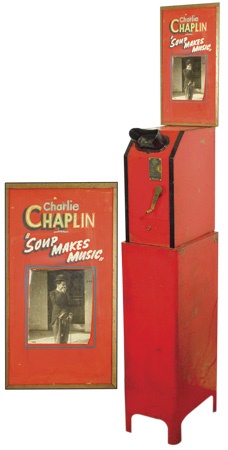 Charlie Chaplin Mutoscope Coin Operated Machine