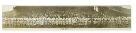 Baseball Photographs - 1911 Addie Joss Day Panorama