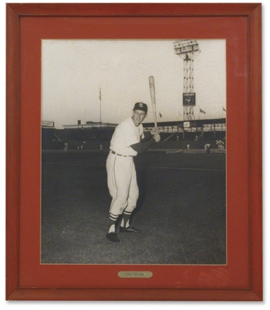 Large Stan Musial Photograph from Sportsman’s Park (20x24”)