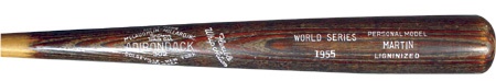 1955 Billy Martin Game Used World Series Bat (35")