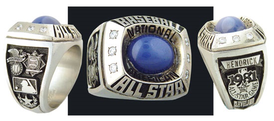 Jewelry and Pins - 1981 George Hendrick All-Star Ring