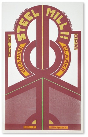 Bruce Springsteen - Steel Mill University of Richmond Poster (13x21”)