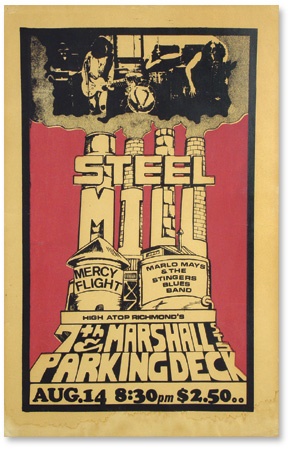 Bruce Springsteen - Steel Mill Marshall Street Parking Deck Concert Poster (23x14”)