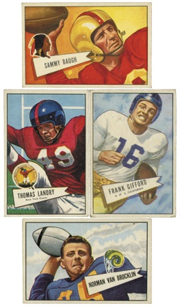 Football Cards - 1952 Bowman Small Football Set