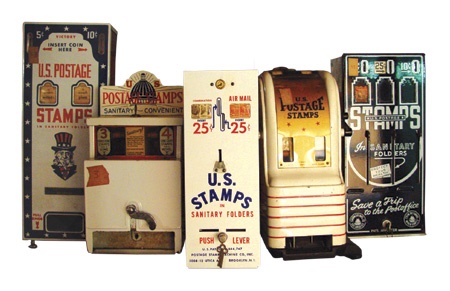 Machines - Great 1920’s-1950’s Coin-Operated United States Stamp Machines (5)