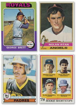 Baseball and Trading Cards - 1975-1980 Topps Baseball Complete Sets