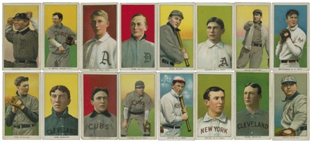 - 1909-11 T206 Collection of 335 Different Cards (F-VG/EX)