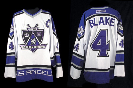 Hockey Sweaters - 2000-01 Rob Blake Los Angeles Kings Game Worn Jersey