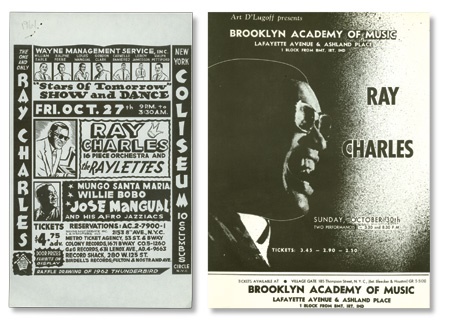 Posters and Handbills - Two Ray Charles Handbills