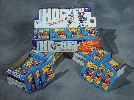 1976/77 Topps Hockey Wax Boxes (3)