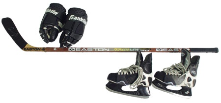 Hockey Equipment - Sergei Samsonov Game Worn Skates, Gloves & Stick