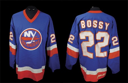 Hockey Sweaters - 1980’s Mike Bossy New York Islanders Game Worn Jersey