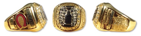 Maurice Richard Career Stanley Cup Championship Ring
