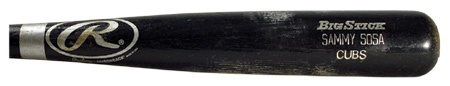 1998 Sammy Sosa Game Used Bat (34.5”)
