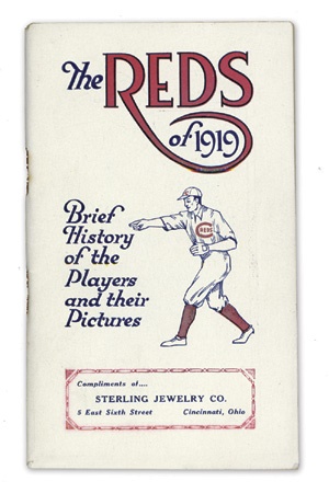 Pete Rose & Cincinnati Reds - 1919 Cincinnati Reds Yearbook
