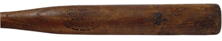 Bats - 1920’s Heine Groh Game Used “Bottle” Bat (33”)