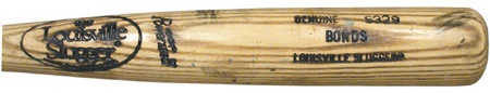 - Barry Bonds Game Used Rookie Bat (34”)
