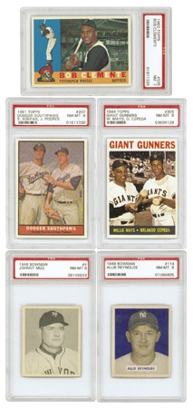 - 1948–1969 PSA Topps & Bowman Assorted Baseball Lot (64)