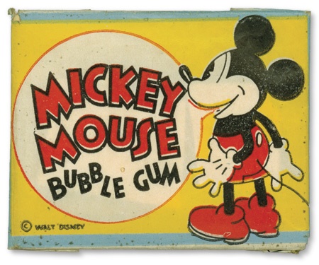 Unopened Wax Packs Boxes and Cases - 1935 Walt Disney Mickey Mouse Wax Pack