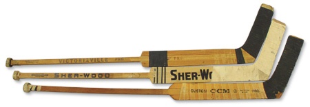 Hockey Sticks - Collection of Vintage Goalie Sticks (3)