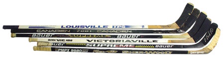 Snipers Game Used Stick Collection (6)