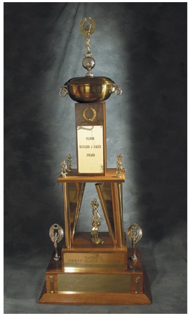 Hockey Rings and Awards - 1966-67 Chicago Blackhawks Mayor Richard J. Daley Trophy (53”)