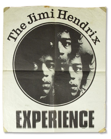 Jimi Hendrix 1960s German Concert Poster (16x20”)