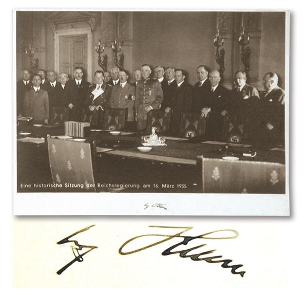 Historical - The Finest Hitler Signed Photograph Extant.