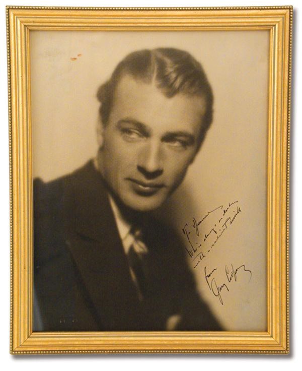 - 1920’s Gary Cooper Signed Photograph (11x14”)