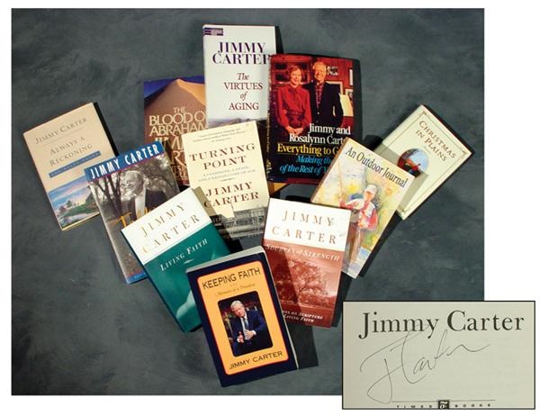 Political - President Jimmy Carter Signed Books (12)